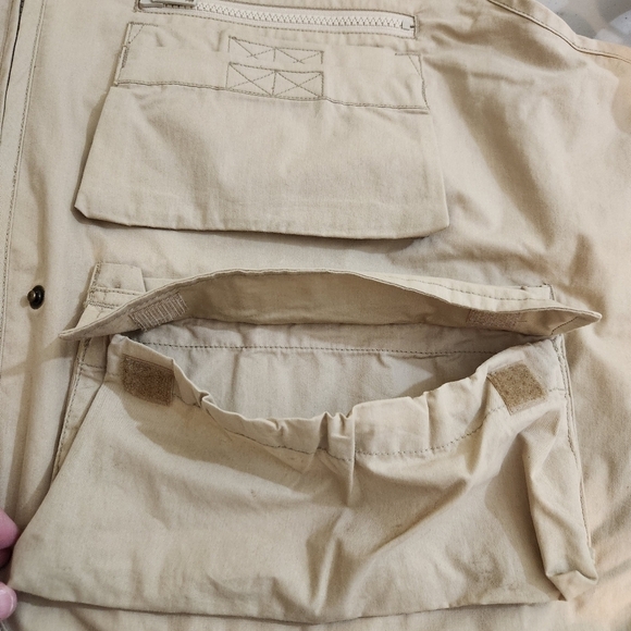 Woolrich Rugged Fishing Vest Tan, sz L - Picture 6 of 13